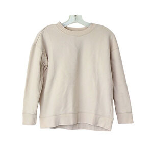 BANANA REPUBLIC Crew Neck Sweatshirt - Cream - Petite XS